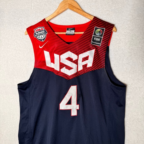 USA FIBA Basketball Team Jersey Steph Curry # 4 Nike Size XXL - Picture 3 of 7